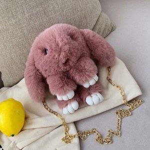 Rabbit Fur Chain Bag